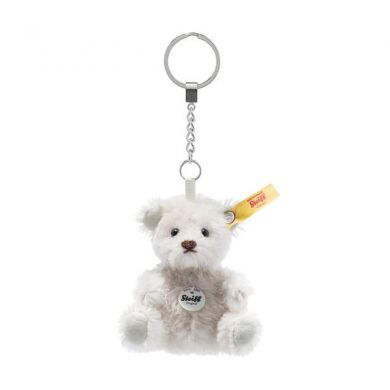 STEIFF pendant mini teddy bear 8cm lilac and grey